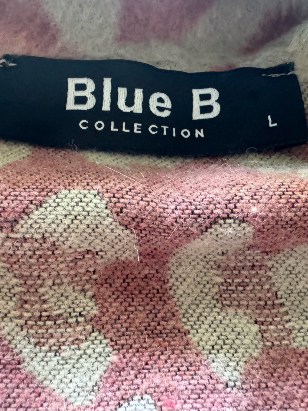 Blue B Pink Leopard Fringe Teddy Jacket - Picture 4 of 4